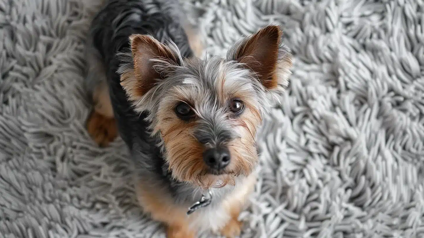 DOG ON CLEAN CAPET
